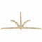 Ekena Millwork Davenport Rough Sawn Timber Gable Bracket, Douglas Fir, 108"W x 68"H x 2"D x 4"F, 15/12 Pitch GBW108X68X0204DAV00RDF - alternate 2